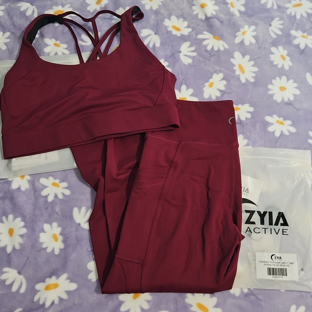 Zyia Active Cranberry Set